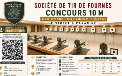 Concours 10 m – Société de Tir de Fournès