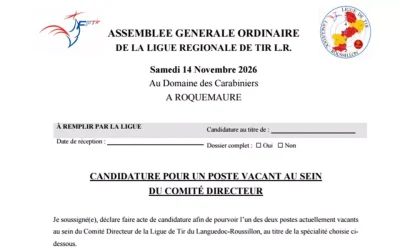 APPEL A CANDIDATURES